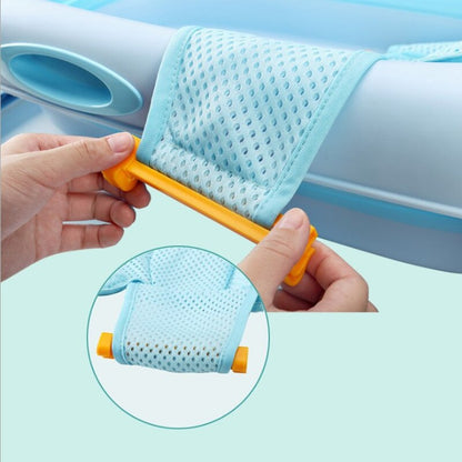 Baby shower bath net mat-foldable non-slip cushion